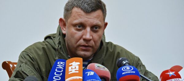 Пресс-конференция Александра Захарченко в Донецке Пресс-конференция Александра Захарченко в Донецке - Sputnik Ўзбекистон