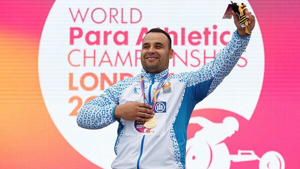 Хуснуддин Норбеков на чемпионате мира по пара-атлетике в Лондоне - Sputnik Узбекистан