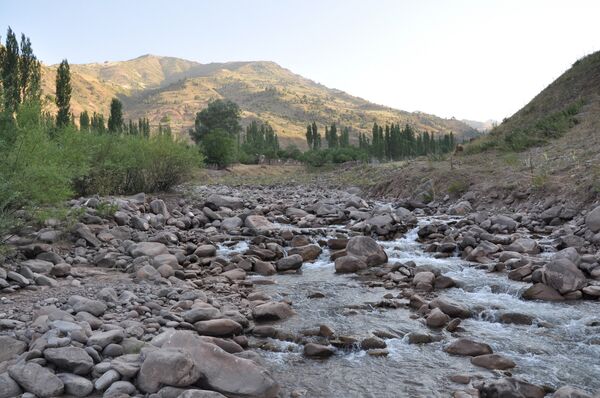 Горная река, архивное фото - Sputnik Узбекистан