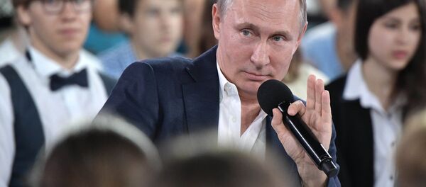 Недетский разговор с Владимиром Путиным - Sputnik Узбекистан