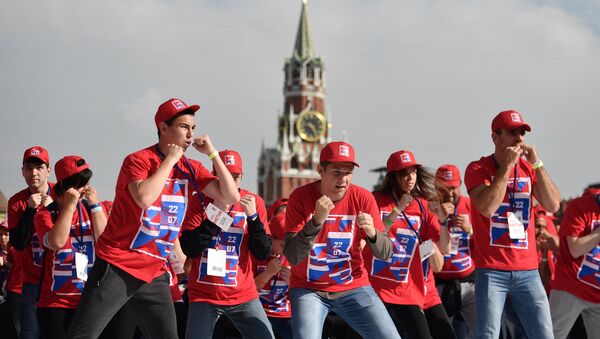 День российского бокса на Красной площади - Sputnik Узбекистан