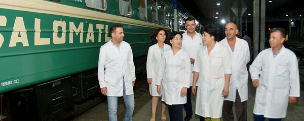 Поезд Здоровья - Sputnik Узбекистан