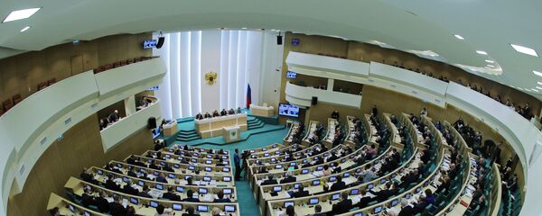 Заседание Совета Федерации РФ Заседание Совета Федерации РФ - Sputnik Узбекистан