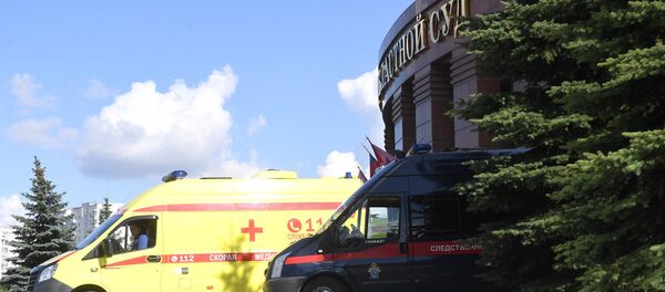 Ситуация у Московского областного суда Ситуация у Московского областного суда - Sputnik Узбекистан