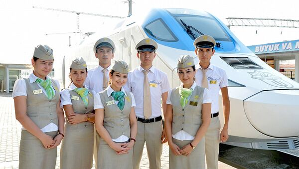 Сотрудники узбекских железных дорог - Sputnik Узбекистан
