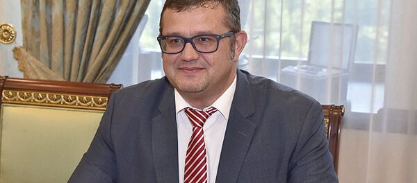 Чрезвычайный и полномочный посол Латвийской Республики в Узбекистане Эдгарс Бондарс Чрезвычайный и полномочный посол Латвийской Республики в Узбекистане Эдгарс Бондарс - Sputnik Узбекистан