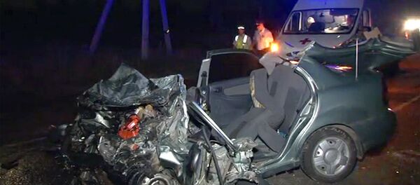 ДТП с микроавтобусом под Оренбургом ДТП с микроавтобусом под Оренбургом - Sputnik Ўзбекистон