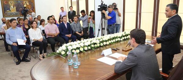 В Центре развитии кинематографии с Союзом молодёжи Узбекистана учреждён Союз молодых кинематографистов В Центре развитии кинематографии с Союзом молодёжи Узбекистана учреждён Союз молодых кинематографистов - Sputnik Узбекистан