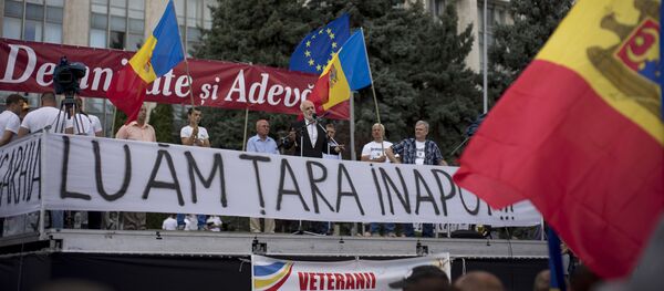 Акции протеста в Кишиневе - Sputnik Узбекистан