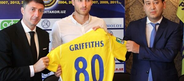 Презентация Ростина Гриффитса в качестве игрока Пахтакора - Sputnik Узбекистан