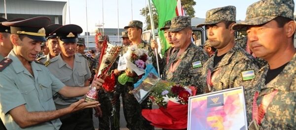 Узбекские военные вернулись в Ташкент с Армейских международных игр - Sputnik Узбекистан