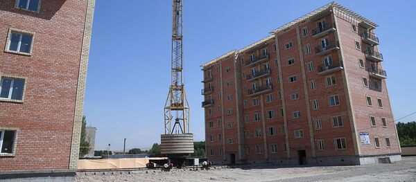 Возводимые в Алмалыке жилые дома Возводимые в Алмалыке жилые дома - Sputnik Ўзбекистон