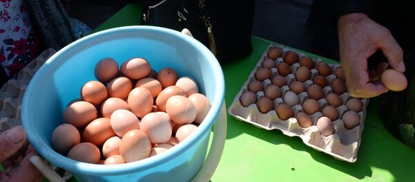 Trade at a city food pre-Easter fair held on Karl Marx Square in Novosibirsk. (File) Trade at a city food pre-Easter fair held on Karl Marx Square in Novosibirsk. (File) - Sputnik Ўзбекистон