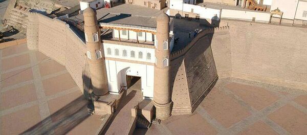 Съемка достопримечательностей Бухары с высоты птичьего полета Съемка достопримечательностей Бухары с высоты птичьего полета - Sputnik Узбекистан