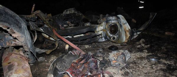 Последствия взрыва на территории гаража Жанубгаз Кашкадарьинской области - Sputnik Узбекистан