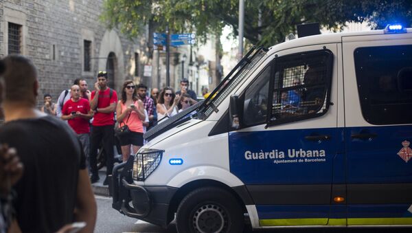 Ситуация на месте теракта в Барселоне - Sputnik Ўзбекистон