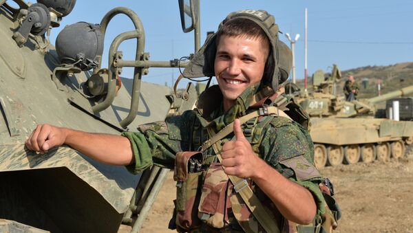 Тактические занятия мотострелковой бригады ЮВО МО РФ - Sputnik Узбекистан