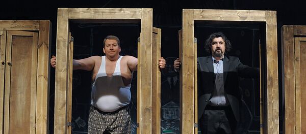 Премьера спектакля Дом в МХТ им.Чехова Премьера спектакля Дом в МХТ им.Чехова - Sputnik Узбекистан