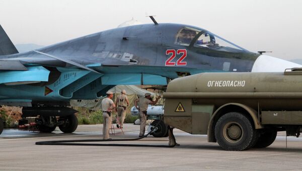 Российская боевая авиация на аэродроме в Сирии - Sputnik Узбекистан