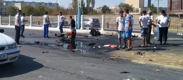 Motosikl ishtirokidagi mudhish YTH - Sputnik O‘zbekiston