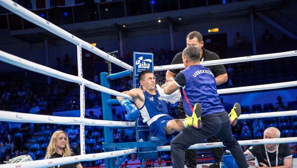 Сборная Узбекистана на чемпионате мира по боксу - Sputnik Узбекистан