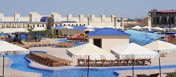 В Самарканде состоялось открытие модернизированной части аквапарка Вавилон В Самарканде состоялось открытие модернизированной части аквапарка Вавилон - Sputnik Ўзбекистон