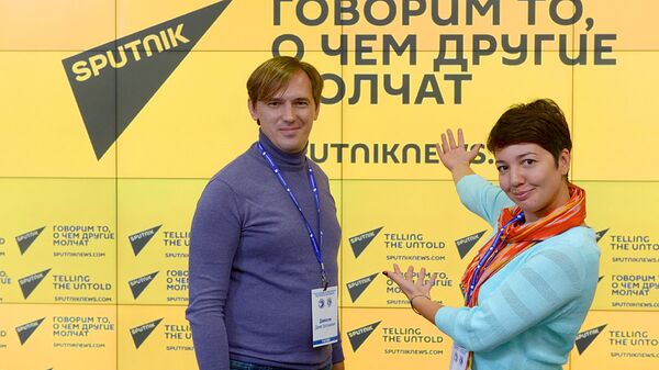 Корреспонденты Sputnik Узбекистан Турабекова Шахноза и Довлатов Денис Корреспонденты Sputnik Узбекистан Турабекова Шахноза и Довлатов Денис - Sputnik Узбекистан