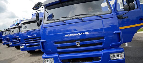 Грузовые автомобили КАМАЗ Грузовые автомобили КАМАЗ - Sputnik Ўзбекистон