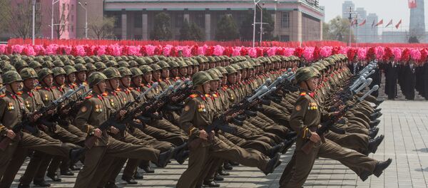 Праздничные мероприятия, посвященные 105-й годовщине со дня рождения Ким Ир Сена, в КНДР - Sputnik Ўзбекистон