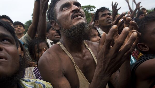 Рохинджа в лагере беженцев в Бангладеш - Sputnik Ўзбекистон