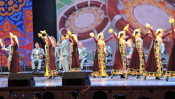 Концерт-открытие Дней узбекской культуры в России в Государственном Кремлевском дворце - Sputnik Ўзбекистон