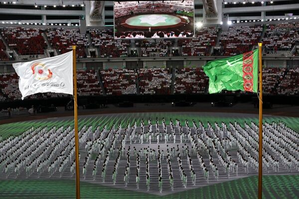 Церемония открытия V Азиатских игр в закрытых помещениях и по боевым искусствам - Sputnik Узбекистан