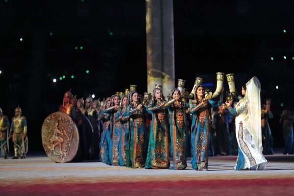 Церемония открытия V Азиатских игр в закрытых помещениях и по боевым искусствам - Sputnik Узбекистан