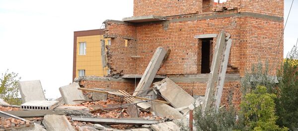 Опустевшая стройка Опустевшая стройка - Sputnik Ўзбекистон