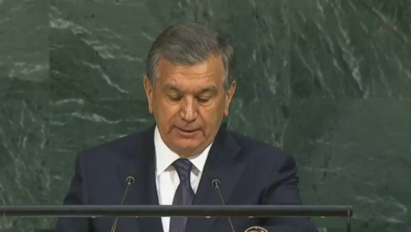 Президент Узбекистана Шавкат Мирзиёев на Генассамблее ООН - Sputnik Ўзбекистон