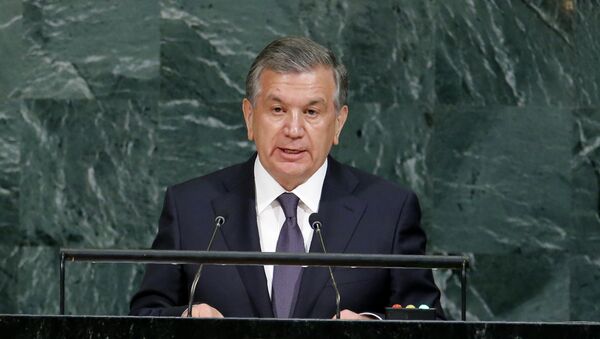 Prezident Uzbekistana Shavkat Mirziyoyev na Genassamblee OON - Sputnik O‘zbekiston