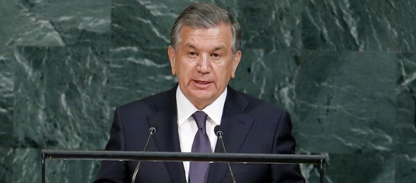 Президент Узбекистана Шавкат Мирзиёев на Генассамблее ООН Президент Узбекистана Шавкат Мирзиёев на Генассамблее ООН - Sputnik Ўзбекистон