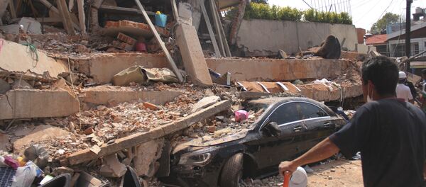 Землетрясение в Мексике Землетрясение в Мексике - Sputnik Ўзбекистон