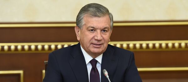Президент Узбекистана Шавкат Мирзиёев на встрече с главой Татарстана Рустамом Миннихановым Президент Узбекистана Шавкат Мирзиёев на встрече с главой Татарстана Рустамом Миннихановым - Sputnik Ўзбекистон