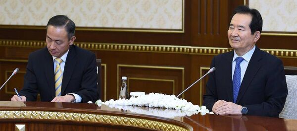 Спикер Национальной Ассамблеи Республики Корея Чон Сэ Гюн - Sputnik Узбекистан