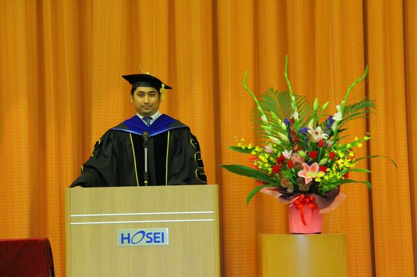 Узбекистанец Умид Махмудов в Университете Хосэй в Японии Узбекистанец Умид Махмудов в Университете Хосэй в Японии - Sputnik Узбекистан