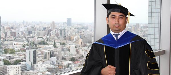 Узбекистанец Умид Махмудов в Университете Хосэй в Японии - Sputnik Узбекистан