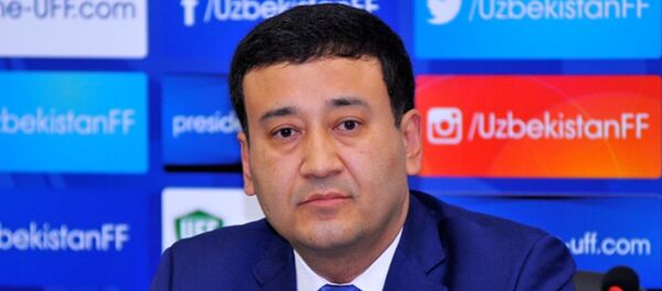 Президент Федерации футбола Узбекистана Умид Ахмаджанов Президент Федерации футбола Узбекистана Умид Ахмаджанов - Sputnik Ўзбекистон