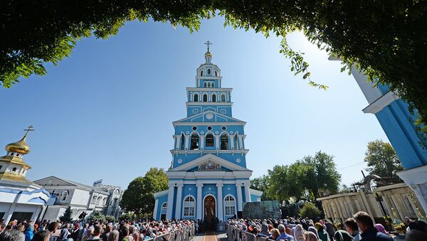 Литургия в Успенском соборе в Ташкенте - Sputnik Узбекистан