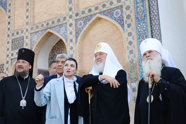 Посещение Самарканда патриархом РПЦ Кириллом - Sputnik Узбекистан