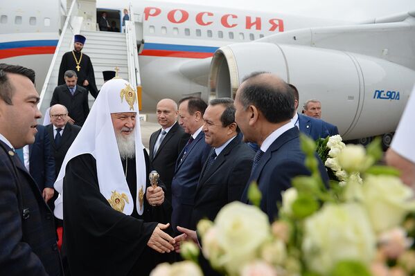 Прибытие в Ташкент патриарха Кирилла - Sputnik Узбекистан
