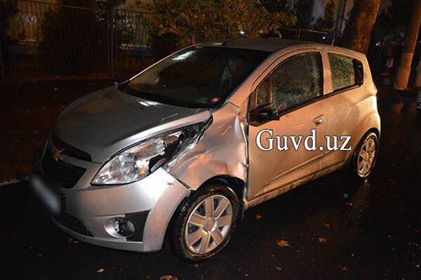 ДТП автомобиля марки Спарк - Sputnik Узбекистан