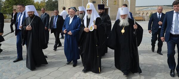 Патриарх Кирилл посетил Бухару - Sputnik Узбекистан