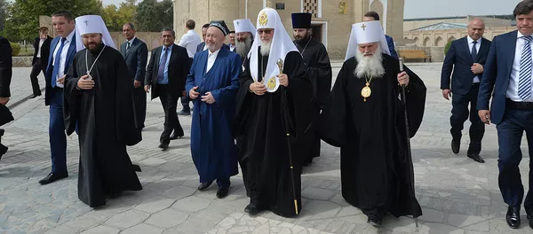 Патриарх Кирилл посетил Бухару - Sputnik Узбекистан