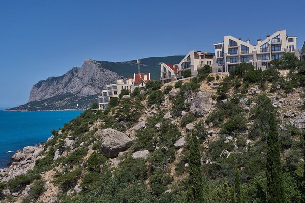 Южный берег Крыма. Бухта Ласпи Южный берег Крыма. Бухта Ласпи - Sputnik Узбекистан